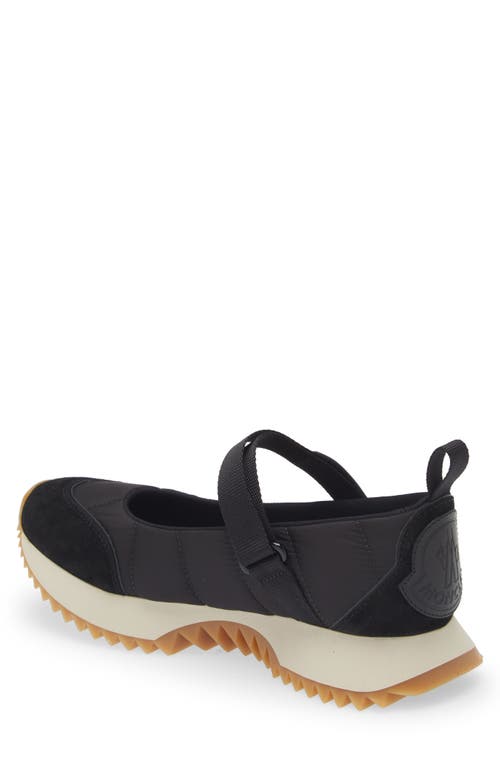 Moncler Pacey Ballet Mary Jane Sneaker In Black