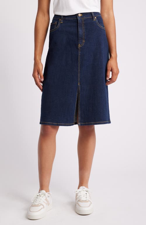 Shop Caslonr Caslon(r) Denim Skirt In Rinse Wash