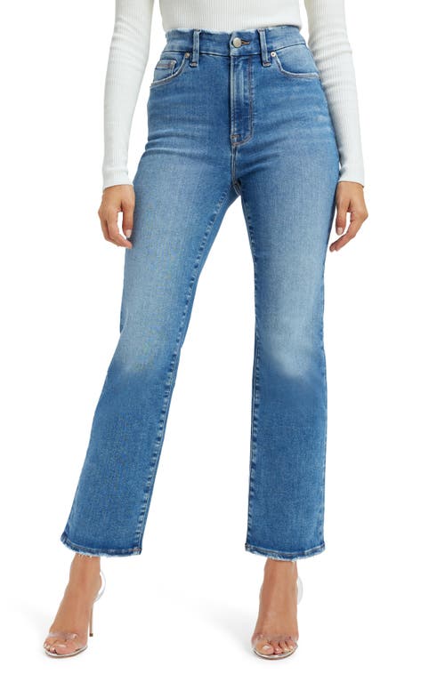 Good American Always Fits Classic Straight Leg Jeans Indigo316 at Nordstrom,
