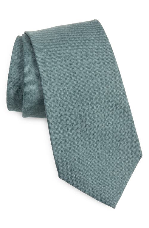 Woven Wool Tie in Supply Blue Standard