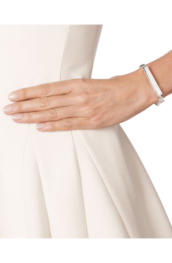 Monica Vinader Engravable Signature Bangle In Silver