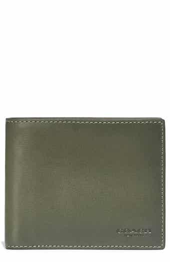 Coach Logo-Embossed Bi-Fold Wallet - Black for Men