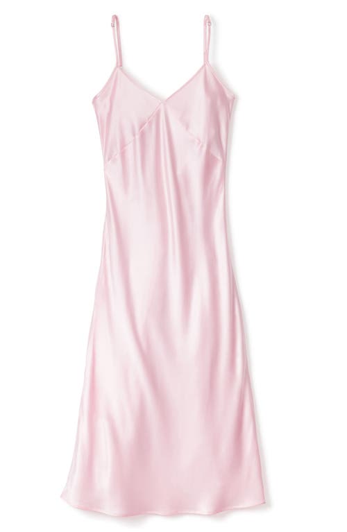 Petite Plume Silk Nightgown in Pink