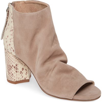 Seychelles Peep Toe Bootie- Beige
