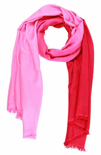 Saachi Women's Colorblock Cashmere & Silk Scarf - Pink