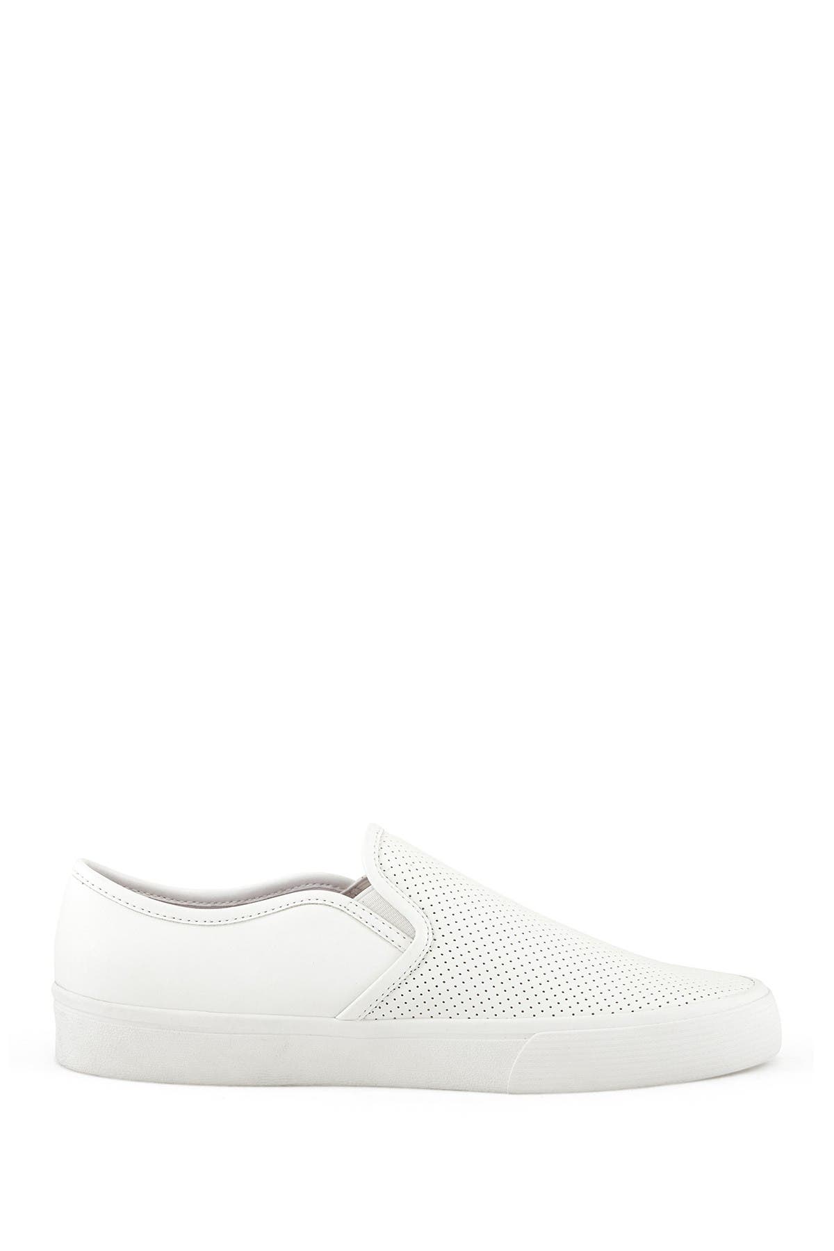 Nest Footwear Perforated Slip-on Sneaker In White
