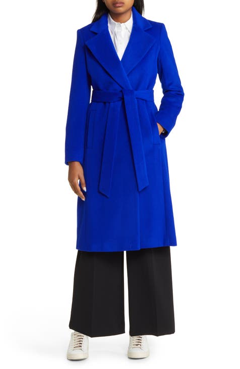 Women's Blue Wool & Wool-Blend Coats | Nordstrom