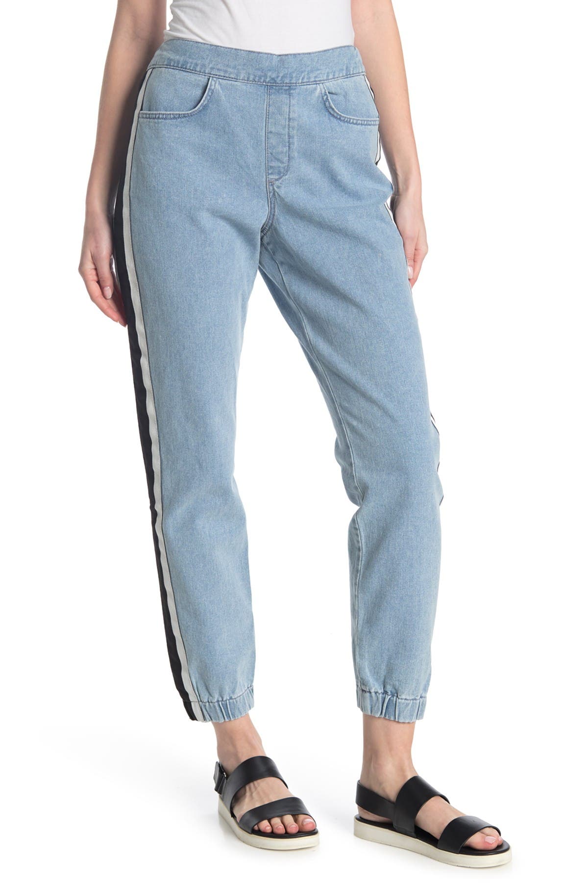 track pants denim