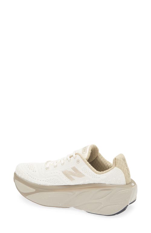 New Balance Fresh Foam X More V5 Running Shoe In Linen/dark Stoneware