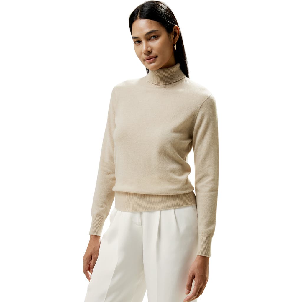 LILYSILK LILYSILK PURE CASHMERE TURTLENECK SWEATER