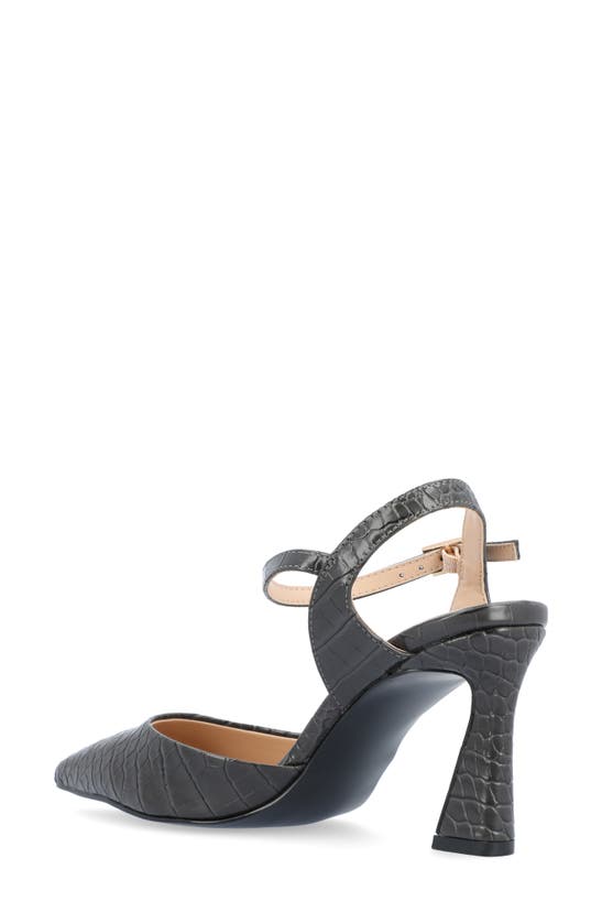 JOURNEE COLLECTION JOURNEE COLLECTION NIXEY CROC EMBOSSED PUMP