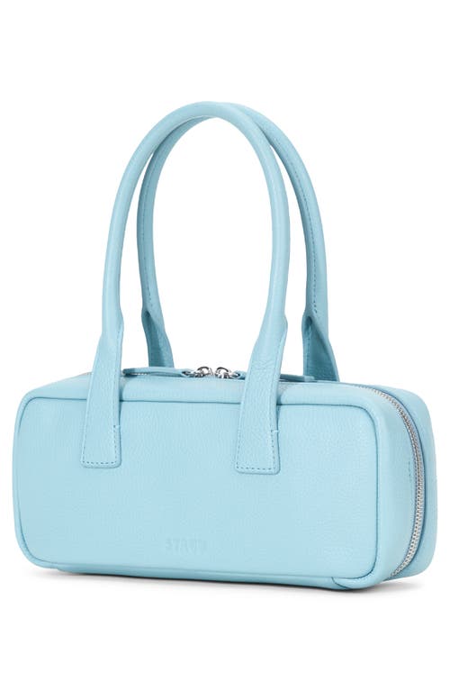 Staud The Dude Leather Shoulder Bag In Mist