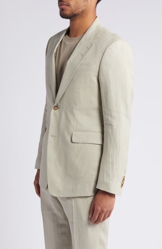 Shop Tiger Of Sweden Justinn Linen Sport Coat In Dawn Misty