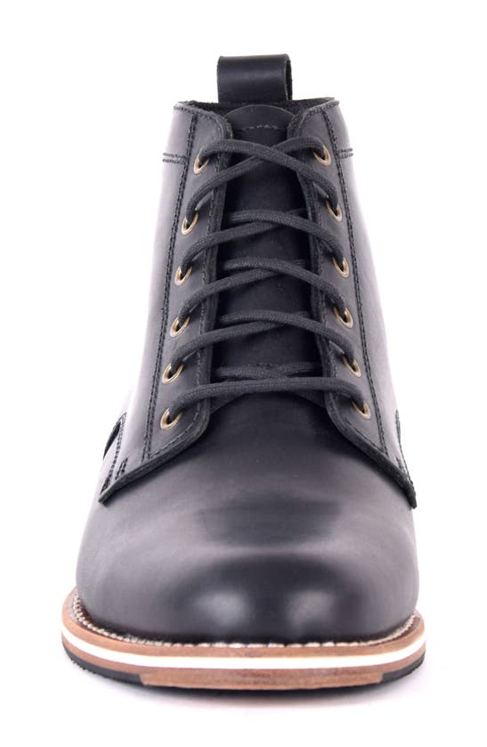 Shop Helm Zind Plain Toe Boot In Black