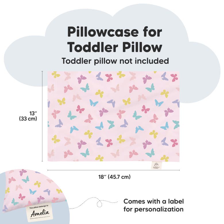 Keababies Printed Toddler Pillowcase 13x18" In Flutter