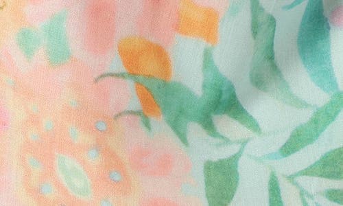 Petal And Pup Petal & Pup Natalie Puff Sleeve Cutout Minidress In Multi