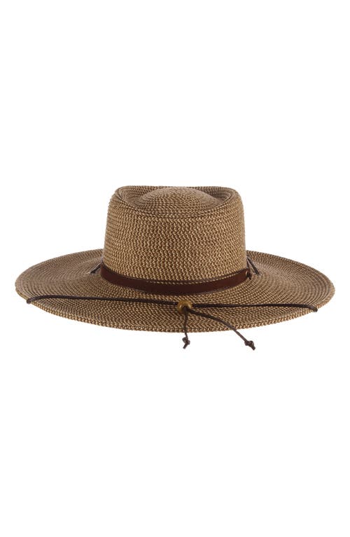 Scala Cord Upf 50+ Straw Hat In Brown