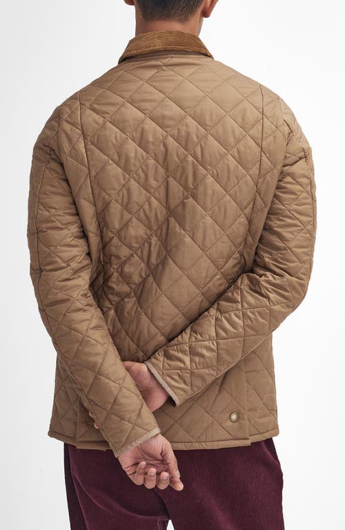 Shop Barbour Heritage Liddesdale Quilted Jacket In Sandstone