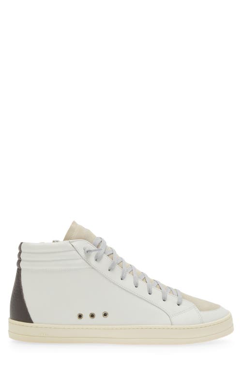 Shop P448 Skate High Top Sneaker In White/moro