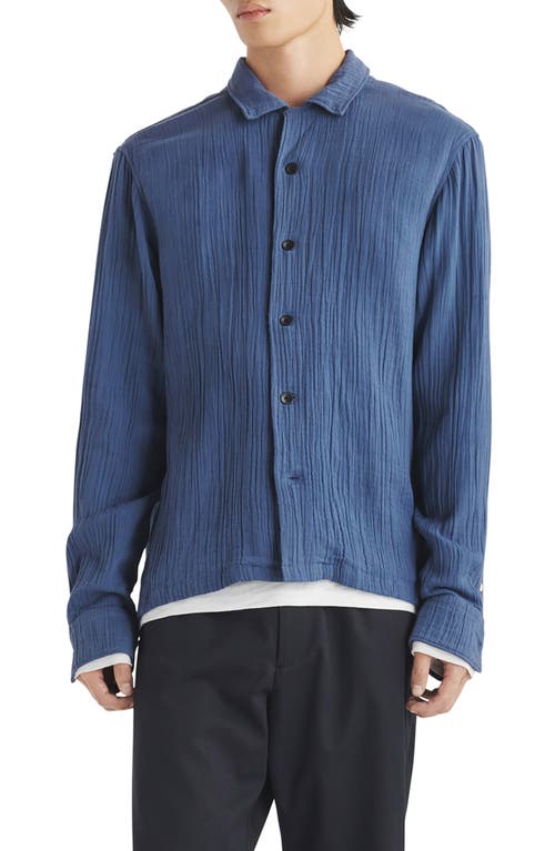 rag & bone Avery Resort Gauze Button-Up Shirt at Nordstrom,