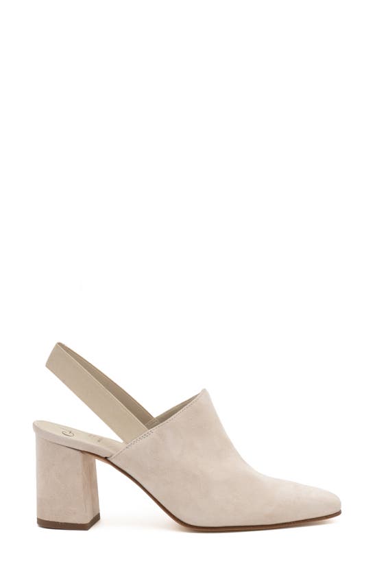 Shop Amalfi By Rangoni Falle Slingback Pump In Beige - Matching Elastic