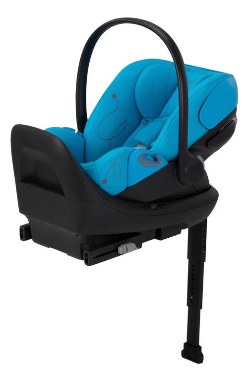 CYBEX Cloud G Lux Comfort Extend SensorSafe Car Seat & Base in Beach Blue at Nordstrom