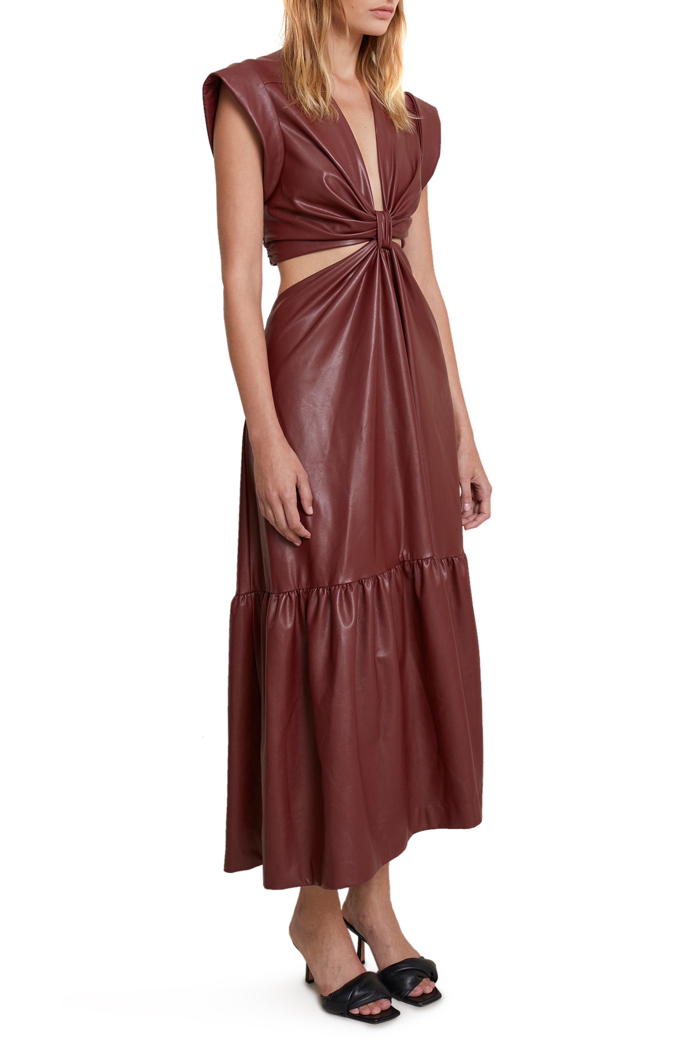 alc alexandria cut out dress