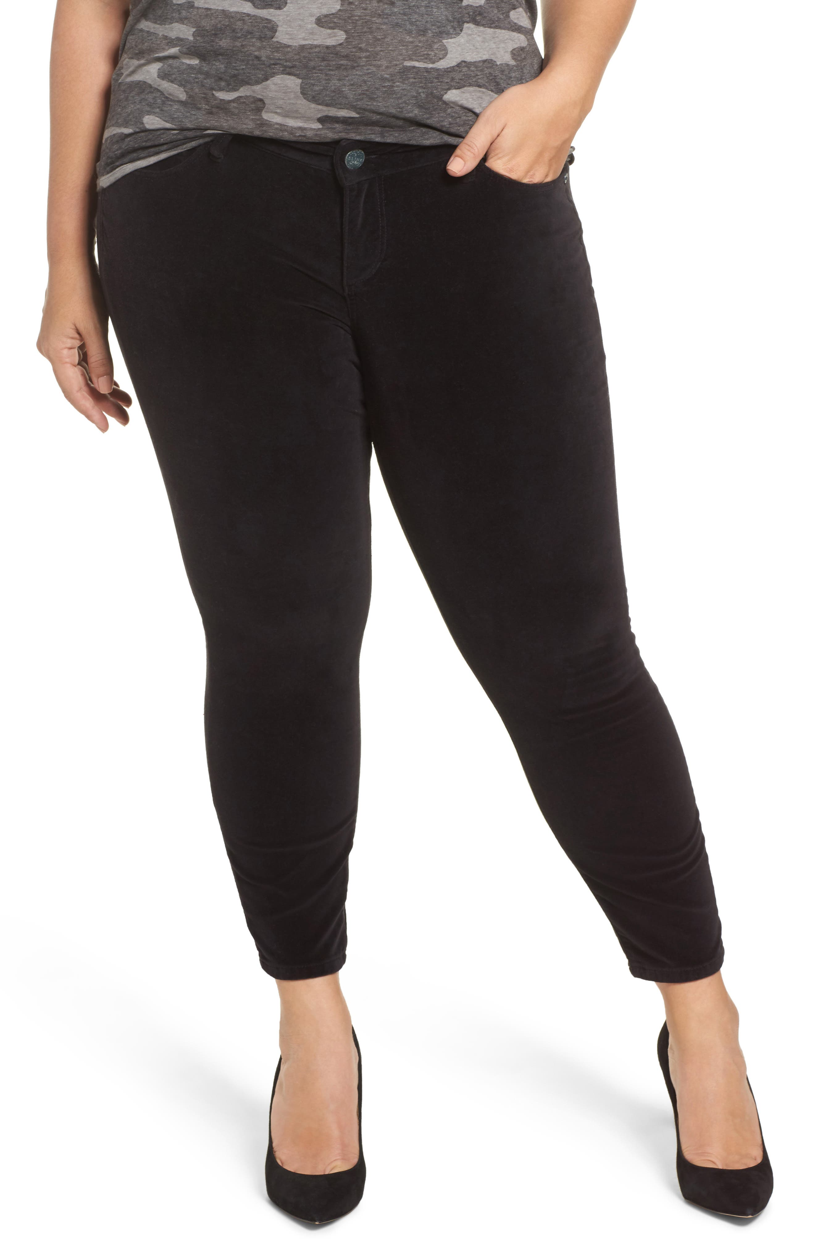 plus size skinny ankle jeans