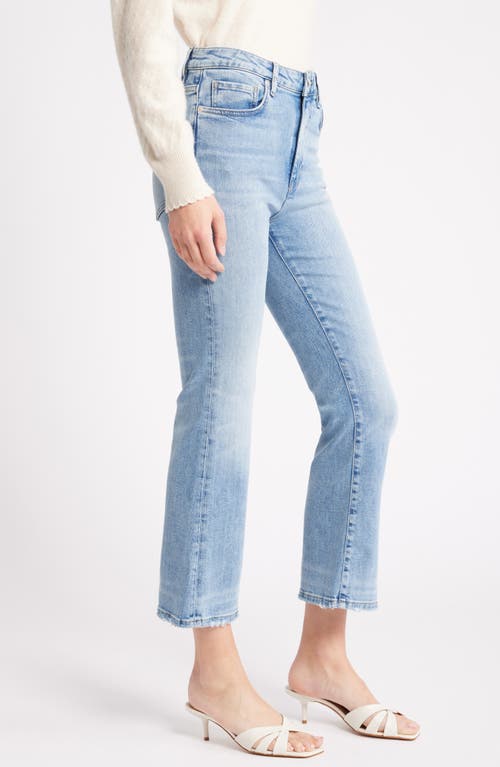 Frame Le Easy Flare Raw Hem Jeans In Whimsy In Whimsy