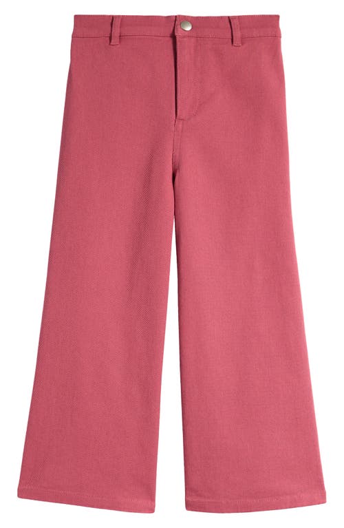 Shop Nordstrom Kids' Easy Wide Leg Pants In Pink Mauve