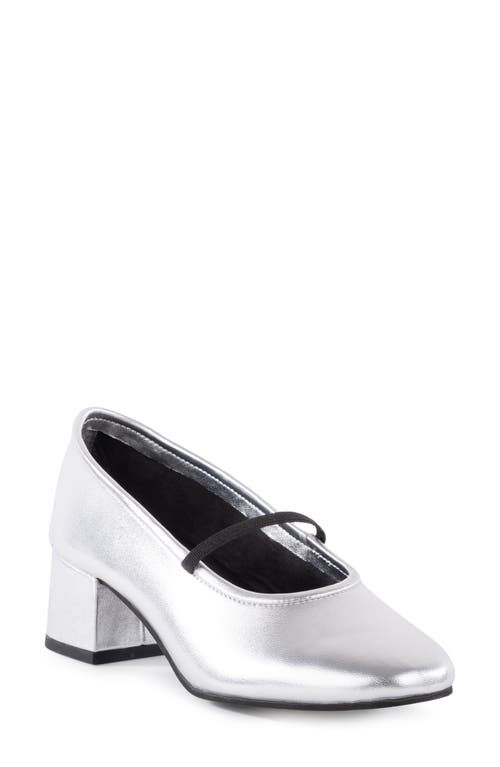 Shop Seychelles Dusk To Dawn Mary Jane Pump In Silver