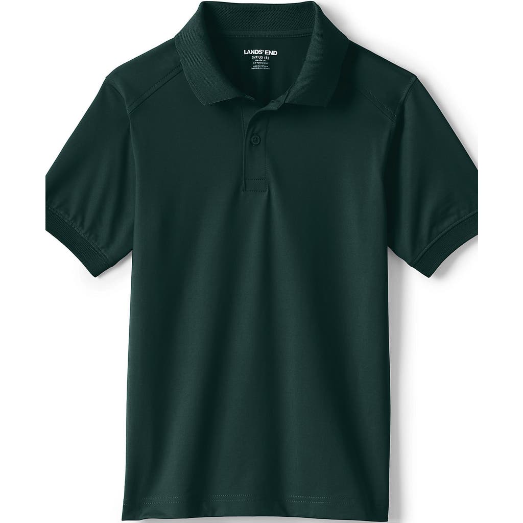 LANDS' END LANDS' END SCHOOL UNIFORM KIDS SHORT SLEEVE RAPID DRY POLO SHIRT