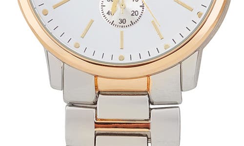 Shop Jones New York Two-piece Diamond Accent Bracelet Watch His & Hers Set In Gold/silver