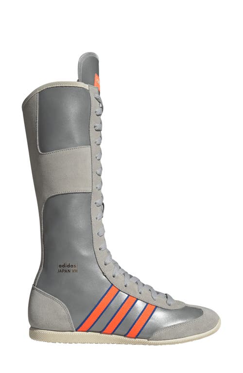 Shop Adidas Originals Adidas Japan Vh Sneaker Boot In Silver/solar Orange/grey