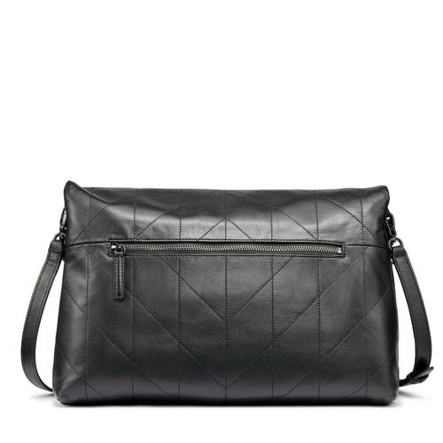 Karl Lagerfeld Paris Lavende Large Shoudler Bag In Black