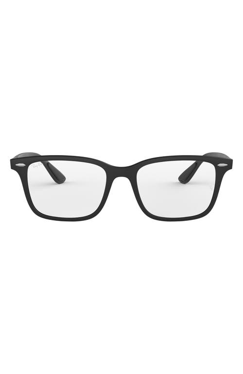 Ray-Ban 53mm Optical Glasses in Black at Nordstrom