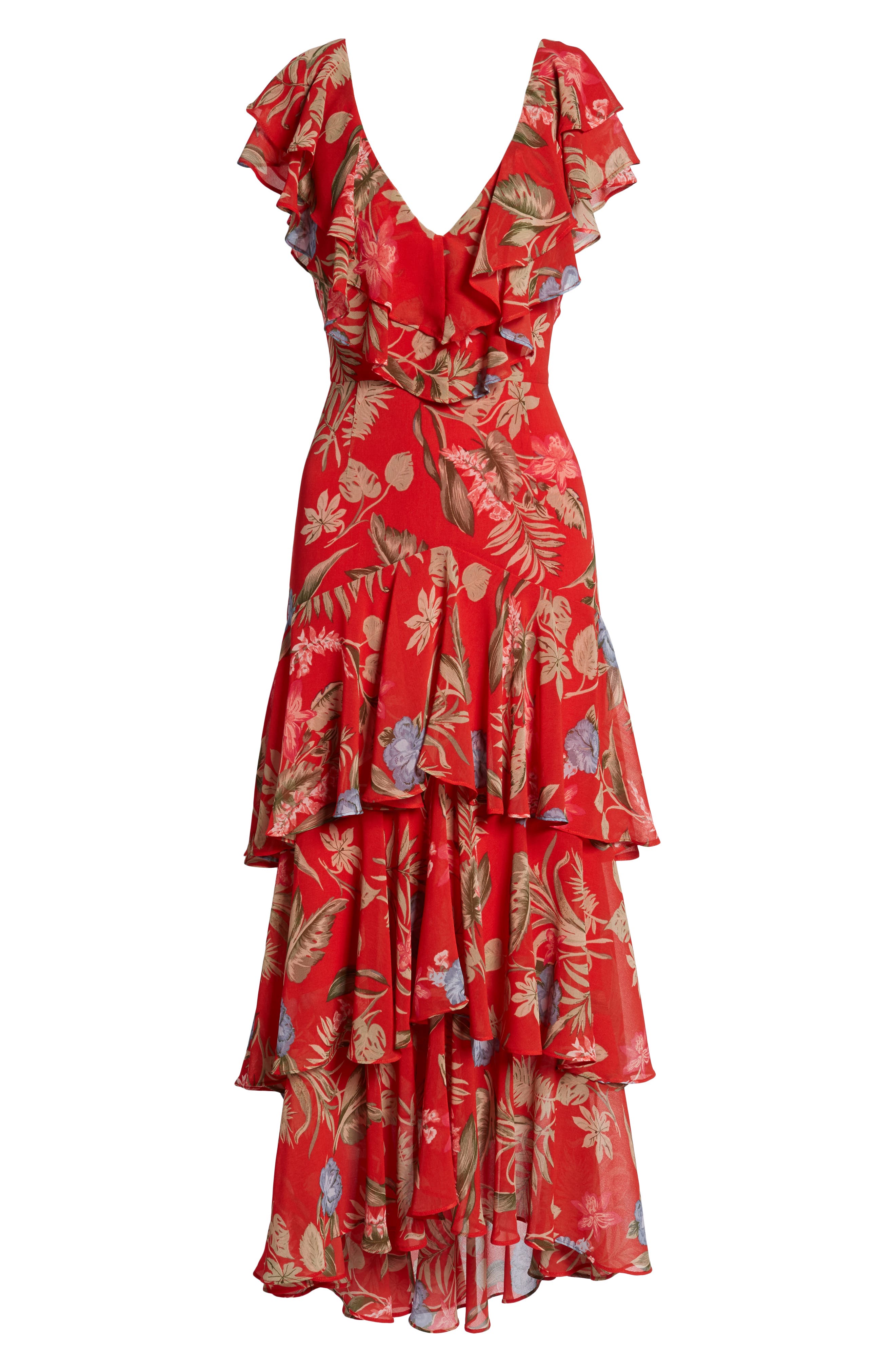 chelsea tiered ruffle maxi dress