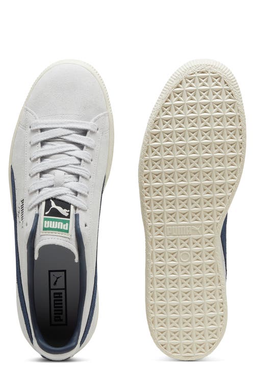 Puma Clyde Og Sneaker In Silver Mist-frosted Ivory-navy