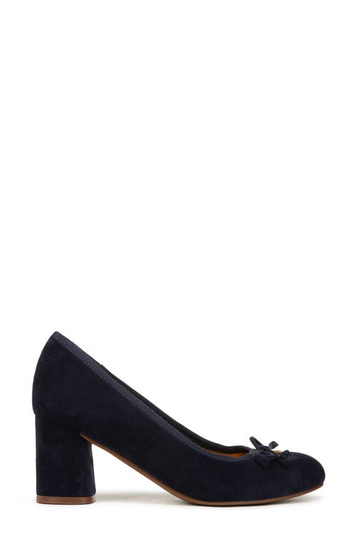 Shop Naturalizer Sienna Block Heel Pump In Midnight Blue