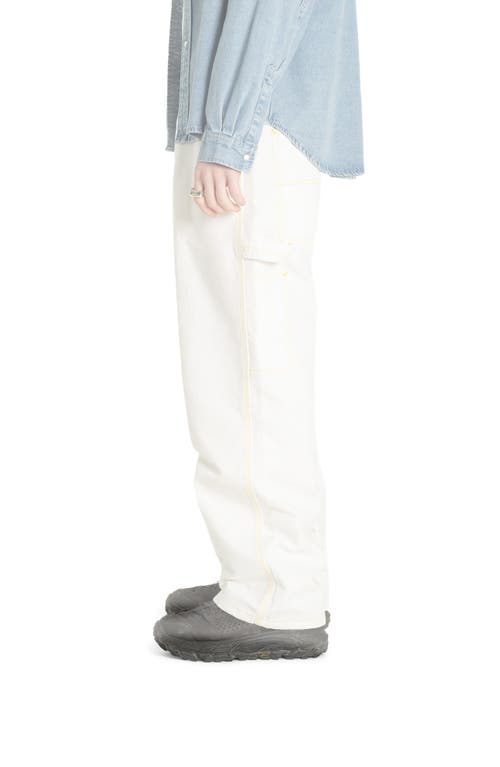 Shop Stan Ray Big Job Baggy Straight Leg Corduroy Painter Pants In Natural Bedford Cord