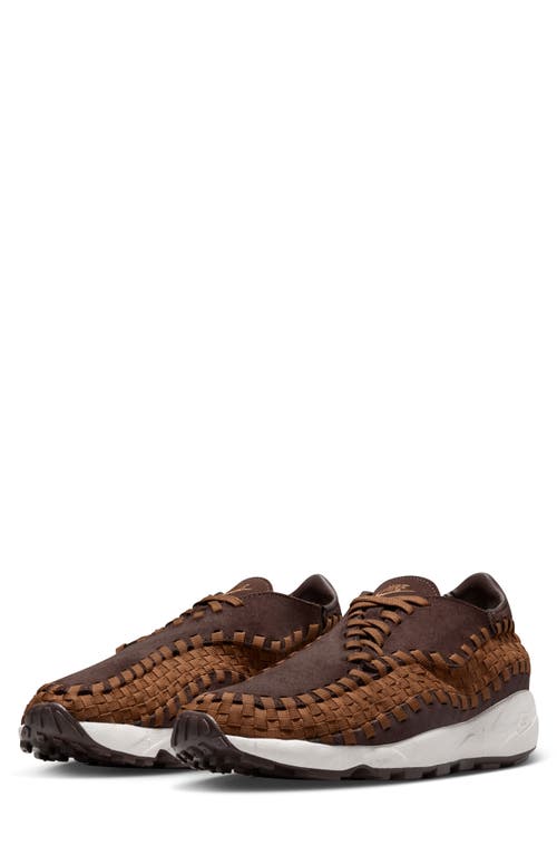 Shop Nike Air Footscape Woven Sneaker In Earth/light British Tan