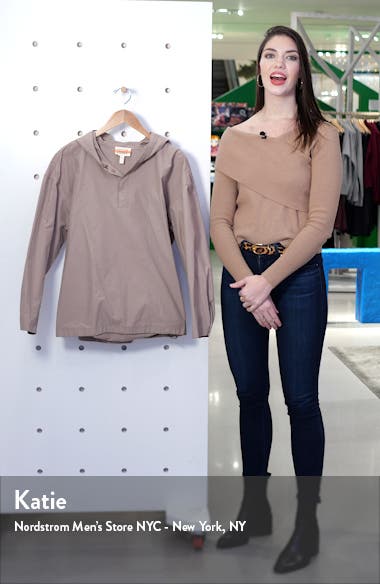 Hooded Organic Cotton Blend Jacket, sales video thumbnail