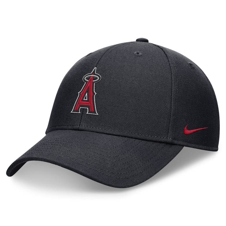 Shop Nike Navy Los Angeles Angels Evergreen Club Performance Adjustable Hat