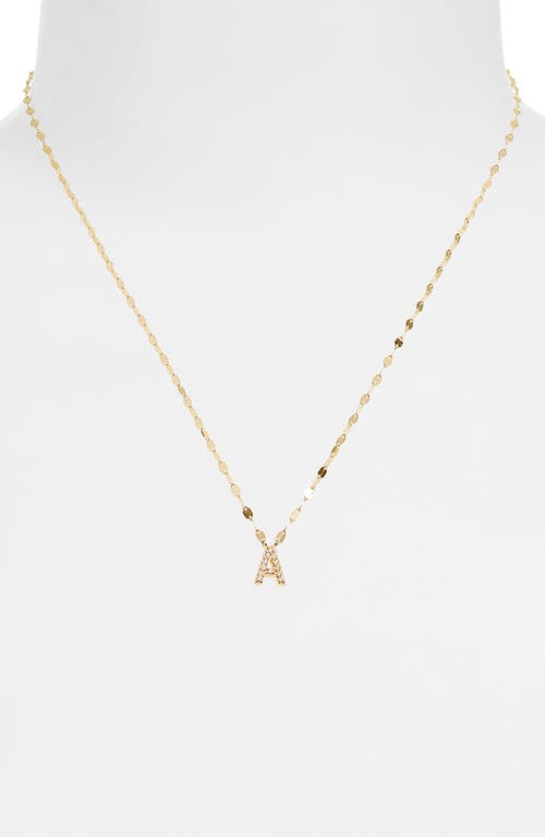 LANA LANA INITIAL PENDANT NECKLACE
