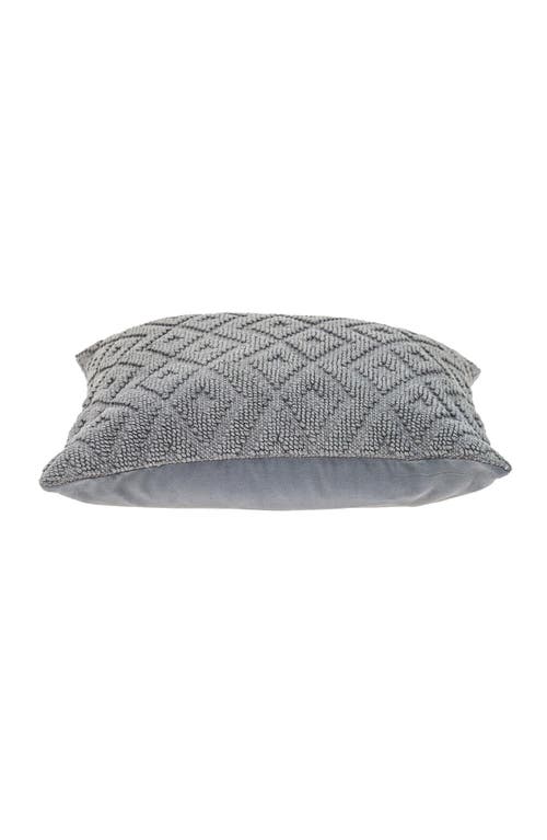 Parkland Collection Sorrel Hand-woven Accent Pillow In Gray