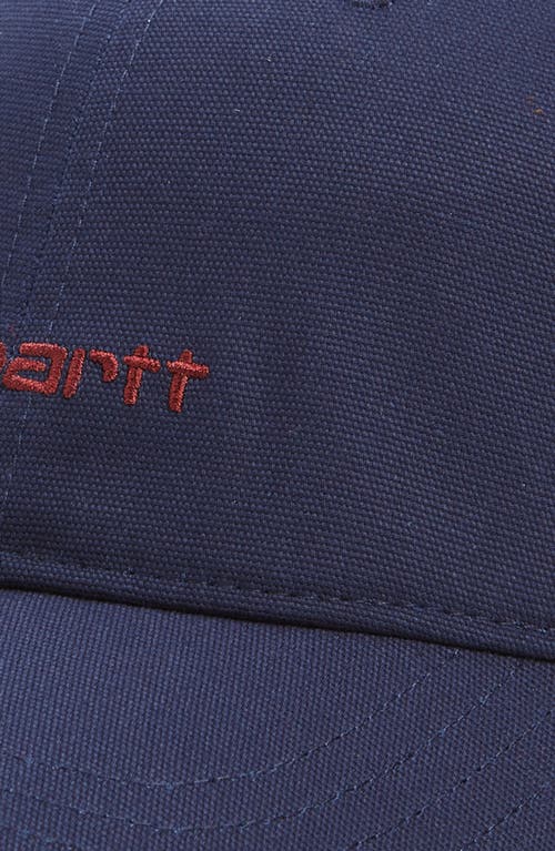 CARHARTT CARHARTT WORK IN PROGRESS LOGO SCRIPT BASEBALL CAP