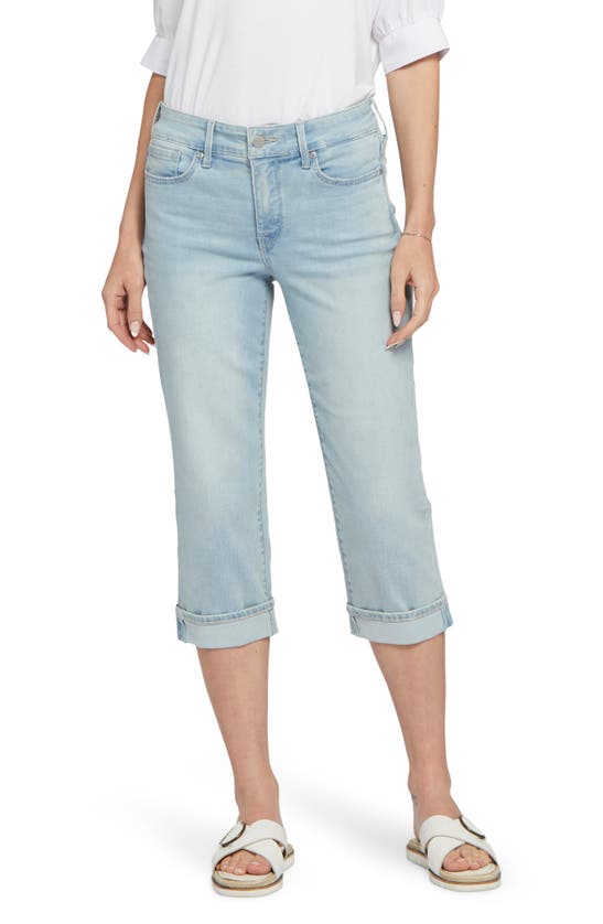 Nydj Marilyn Cool Embrace Straight Crop Jeans In Dunes