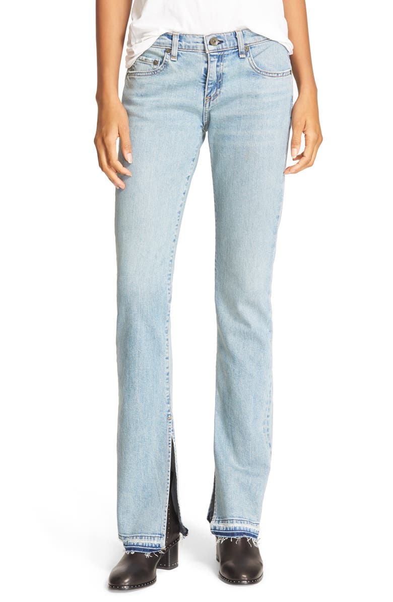 rag & bone/JEAN Lottie High Waist Bootcut Jeans (Huntington) | Nordstrom