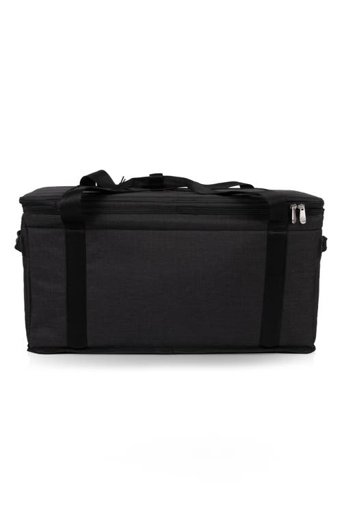 Picnic Time Collapsible Cooler Tote In Black