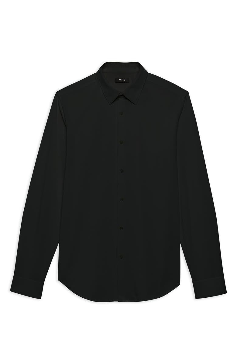 Theory Sylvain ND Structure Knit Button-Up Shirt | Nordstrom